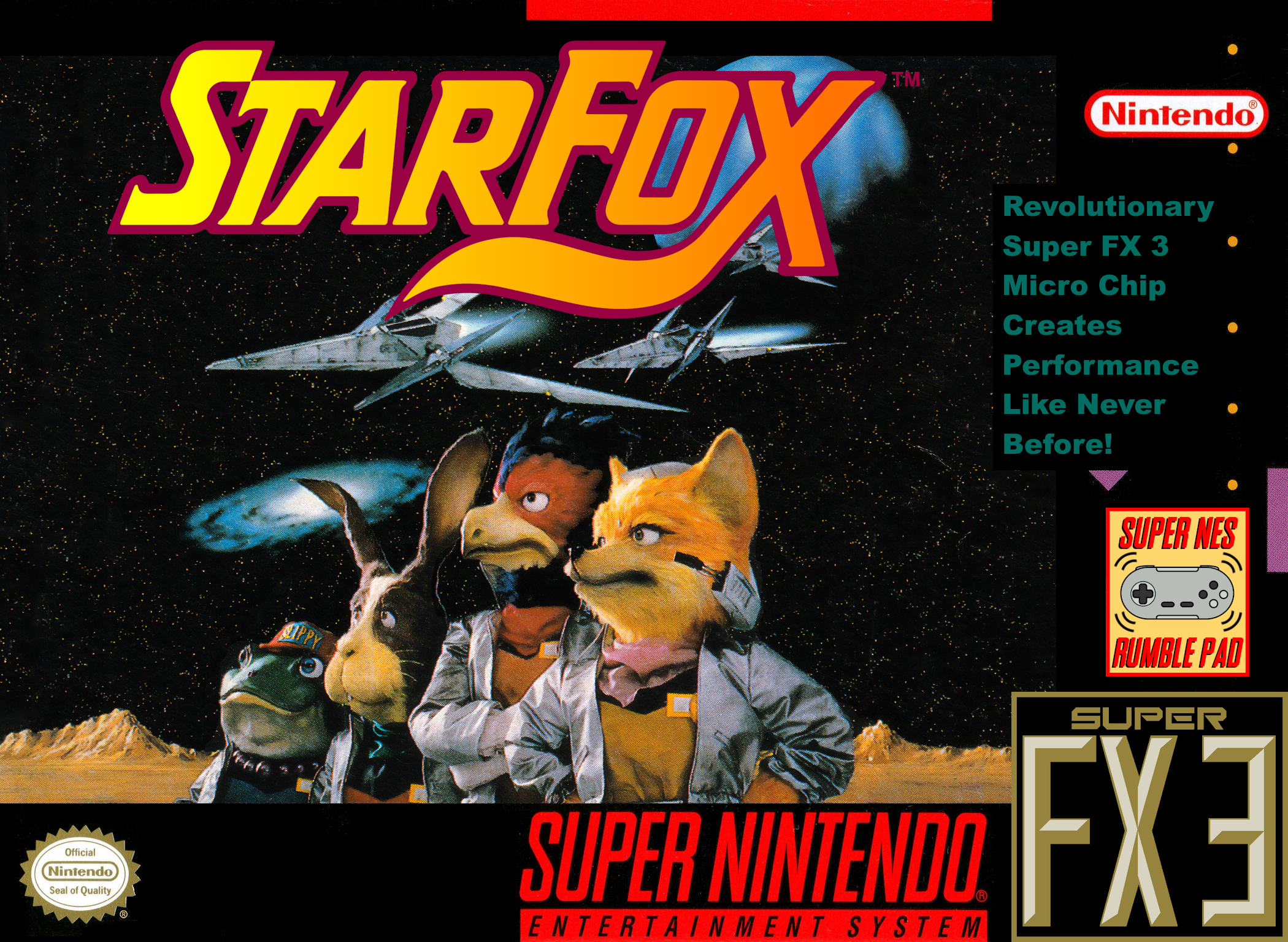 Star Fox FX3 NTSC-U Box Art